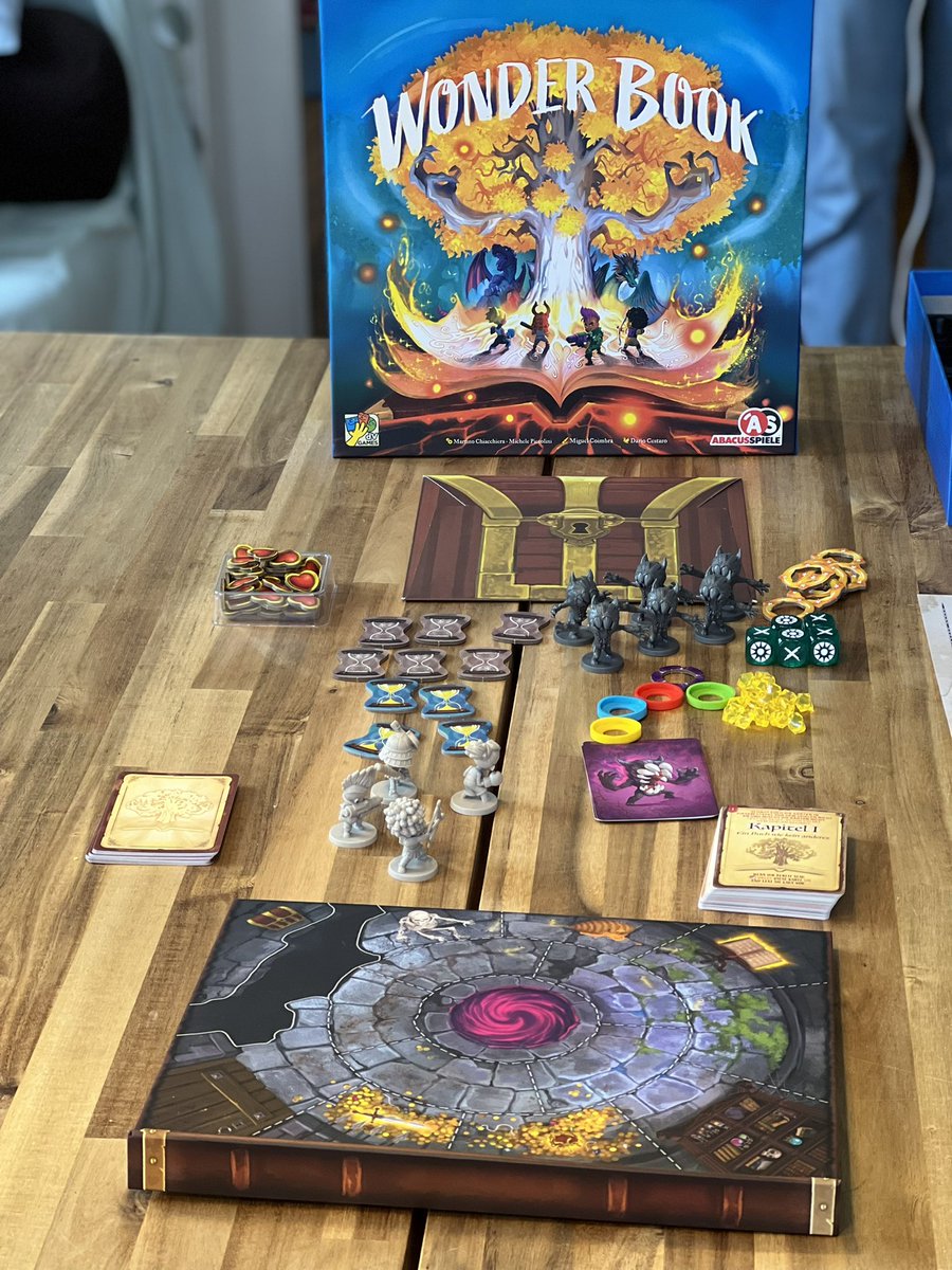 Boardcast_Brettspielpodcast (@boardcast_spiel) on Twitter photo Erste Partie „Wonder Book“. Danke an <a href="/abacusspiele/">ABACUSSPIELE</a> für das Rezensionsexemplar. Von Kapitel 1 sind wird schonmal sehr angetan. Mehr dazu demnächst im #podcast Erste Partie „Wonder Book“. Danke an <a href="/abacusspiele/">ABACUSSPIELE</a> für das Rezensionsexemplar. Von Kapitel 1 sind wird schonmal sehr angetan. Mehr dazu demnächst im #podcast