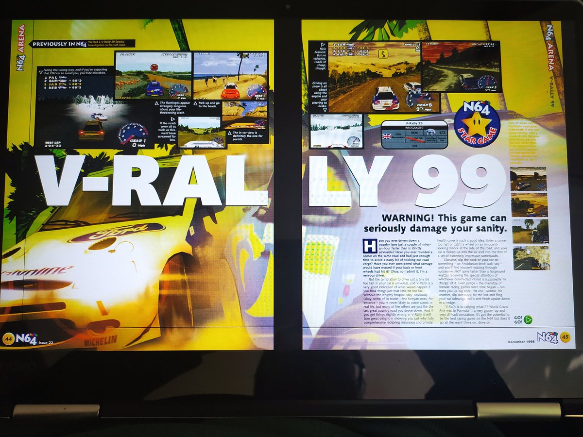 nekunando's tweet photo. I finally got some extra storage for my laptop so I've been filling it up by downloading every issue of N64 Magazine 😆
Thanks, @OoPAvgm ❤️💛💚💙
#N64Magazine #OutOfPrintArchive https://t.co/thlgUmNjO0