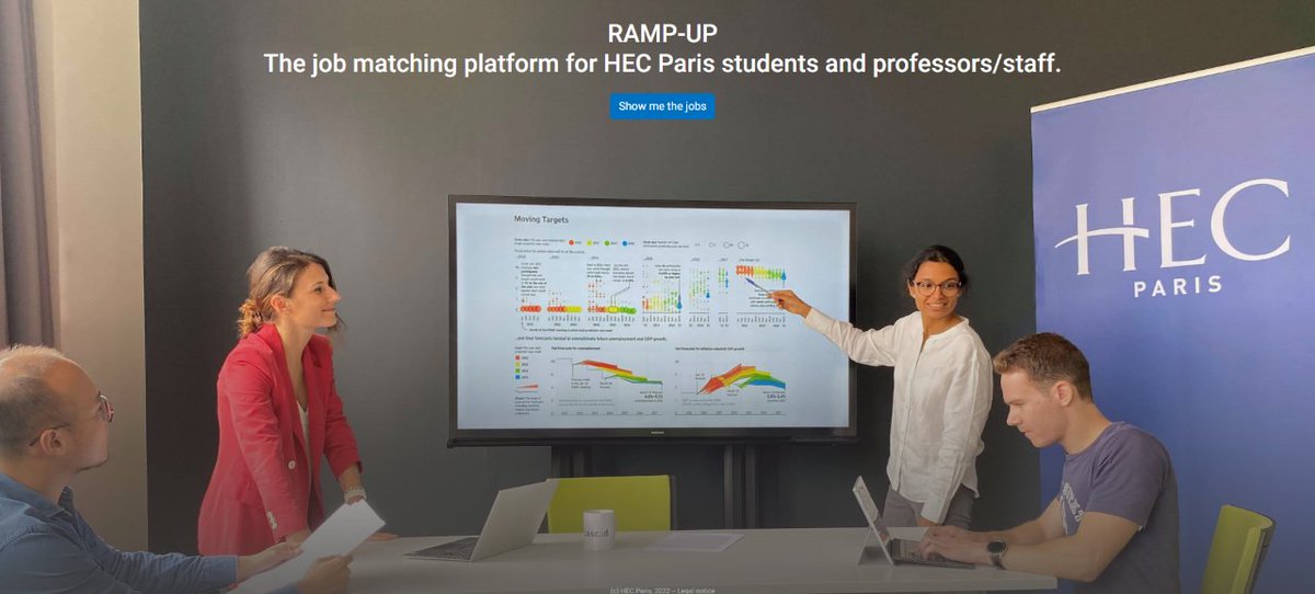 Christophe Pérignon (@christoperignon) on Twitter photo Amazing start for RAMP-UP🚀the new <a href="/HECParis/">HEC Paris Business School</a> job matching platform for students and faculty/staff. rampup.hec.fr
Racked up a dozen job offers and 50+ applications within a day of its launch!
Answers both a need to find RA/TA and strong student demand for jobs on campus Amazing start for RAMP-UP🚀the new <a href="/HECParis/">HEC Paris Business School</a> job matching platform for students and faculty/staff. rampup.hec.fr
Racked up a dozen job offers and 50+ applications within a day of its launch!
Answers both a need to find RA/TA and strong student demand for jobs on campus