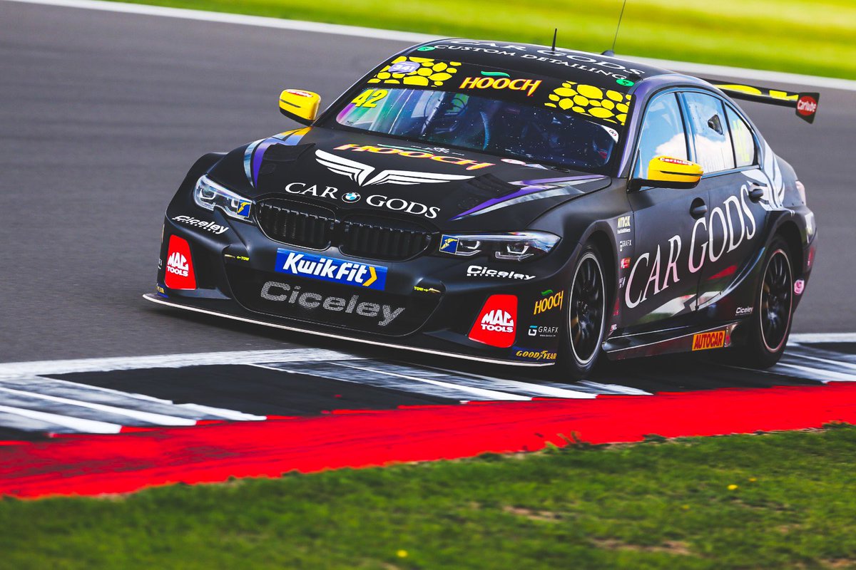 🥳⏱ Our team are heading into qualifying with a buzz! <a href="/AdamMorgan33/">Adam Morgan</a> set the fastest time of the session and George Gamble was very close behind.

Qualifying is at 15:15 live on itv.com/BTCC. Tune in and cheer us on! 👊🏁

#CiceleyMotorsport #BTCC <a href="/BTCC/">BTCC</a> #BMW #CarGods