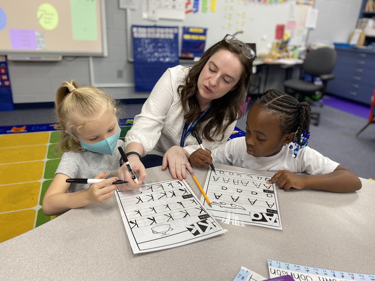 MrsVazquez8's tweet image. New math and Language stations.  The  suspense of “Grab Bag” is their favorite #MTES #handsonlearning #kinderlove