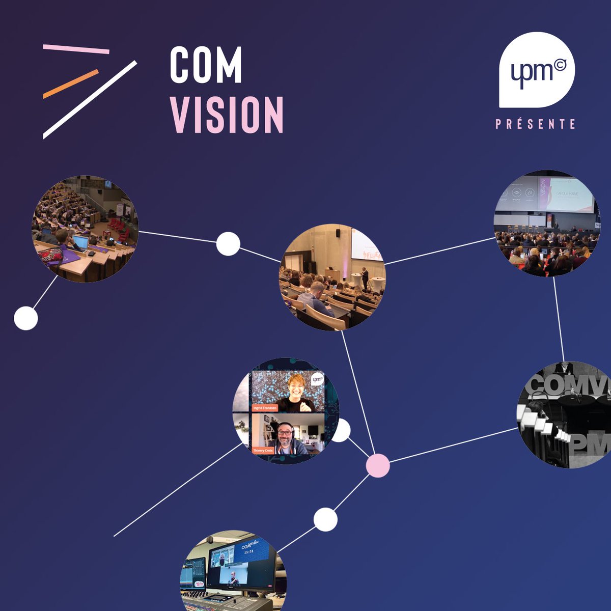 ComVision2023's tweet photo. Depuis sa première édition, en 2016, #ComVision a accueilli plus de 2700 participants (professionnels et futurs professionnels), une trentaine d'intervenants et partagé de très beaux moments et tuyaux entre communicants. ComVision7, 15/11 ! Inscriptions https://t.co/bHHdMeORUe https://t.co/BFExM7Q94E