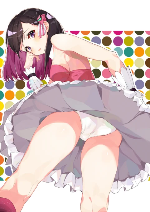 風「通りますよー」#AZKiART#ホロライブ #イラスト 