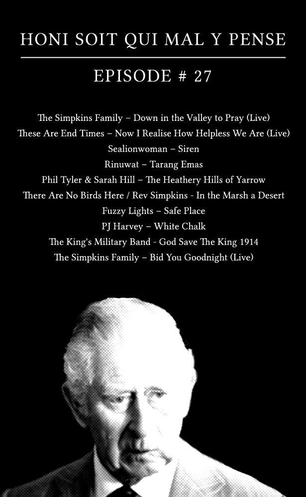Antigen Records (@antigenrecords) on Twitter photo Solemn music for the serious business of profiling the royal formerly known as the pampered prince. With previously unheard material by <a href="/no_birds_here/">there are no birds here</a>, Reverend <a href="/theMattSimpkins/">Matthew Simpkins</a> and his wife, Mrs <a href="/SianSimpkins/">Siân Simpkins</a>.
Listen: sfob.podbean.com/e/antigen-inte… Solemn music for the serious business of profiling the royal formerly known as the pampered prince. With previously unheard material by <a href="/no_birds_here/">there are no birds here</a>, Reverend <a href="/theMattSimpkins/">Matthew Simpkins</a> and his wife, Mrs <a href="/SianSimpkins/">Siân Simpkins</a>.
Listen: sfob.podbean.com/e/antigen-inte…