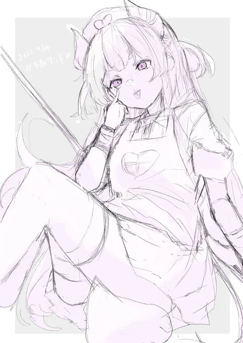 色塗りまで間に合わなかったけど楽しかった!!!#名取ワンドロ 