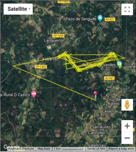 C_no_borders's tweet photo. Today's update: @TweedOspreys #Blue706 and #Blue708 still enjoying the same areas. #Tweed at #Aveiro lagoon in #Portugal, #Glen at #RefugioDeVerde in #Spain. Will they fly south? Will they overwinter on the #IberianPeninsula? Watch this space! #FOTO #FlightOfTheOsprey @sachadench https://t.co/WKd9lxoNqO