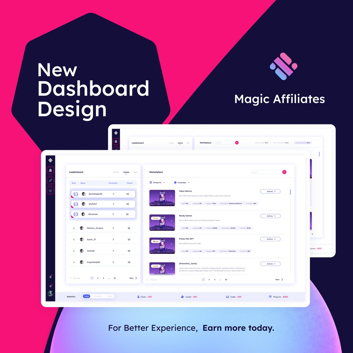📣 Attention, Magicians! NEW OFFER Is Live! Reventon Gleam -  Reventon is a Play-To-Earn Open World Racing Simulator. <a href="/Reventon_io/">Reventon</a> 
Login now and start earning - 
affiliates.magic.store