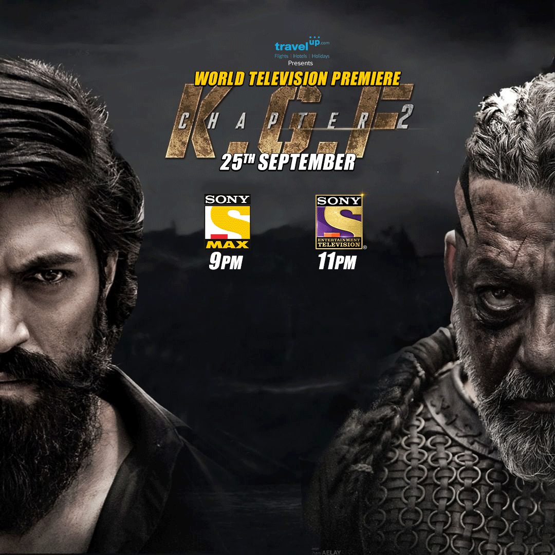 SonyTVUK's tweet photo. The messiah of #KGF is back!
It is #Rocky V/s #Adheera!
Catch the #WTP of #KGF2 on tonight at 11pm only on #SonyTVUK and at 9pm only on #SonyMAXUK
#Yash #Srindhi #PrakashRaj #RaveenaTandon #SanjayDutt https://t.co/gXToCoxvpa