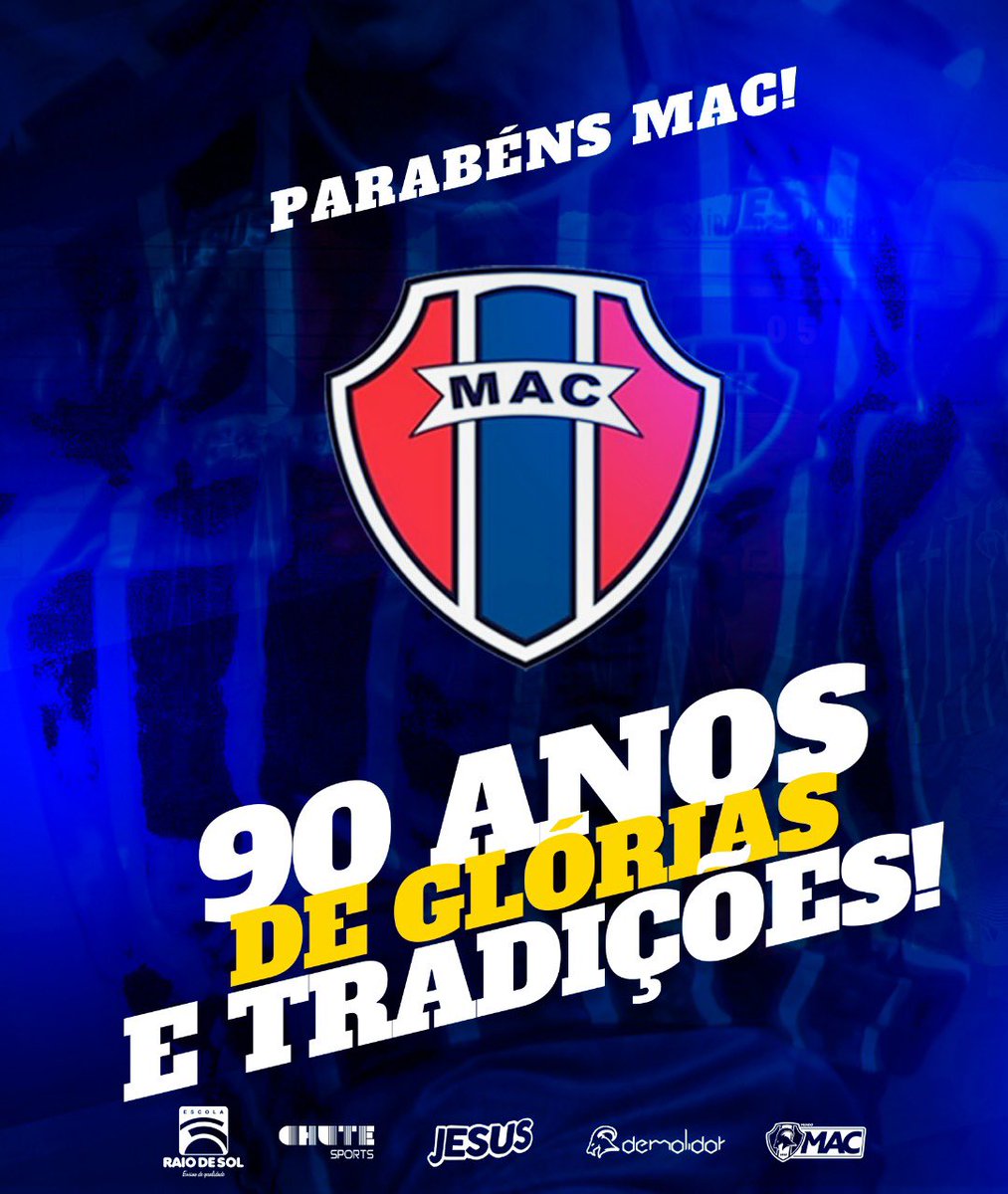 Hoje é nosso dia! São 90 anos de tradições, lutas e glórias. Essa camisa pesa, é tradicional, é das cores do nosso Maranhão! O time mais charmoso da ilha, o bode Gregório, demolidor de cartazes,time da nossa amada Dona Sebastiana, teu nome é virtude, é luta, é grandeza, é emoção!