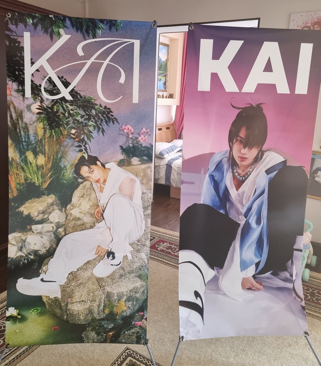 kopplm's tweet photo. Here r the banners for Kai support!
We made it through the Uzbekistan Fanbase!!! And he wasss soooo beautiful and he definitely saw our support passing by from the car! And we r sooo happy and grateful that he came to our country!!! 

#kai #jongin #Uzbekistan https://t.co/cMUpyareQJ