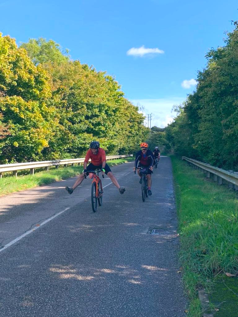 Did you hit a large pothole <a href="/CITSCycle/">CITS Cycle For Children</a> Tom?? 😦