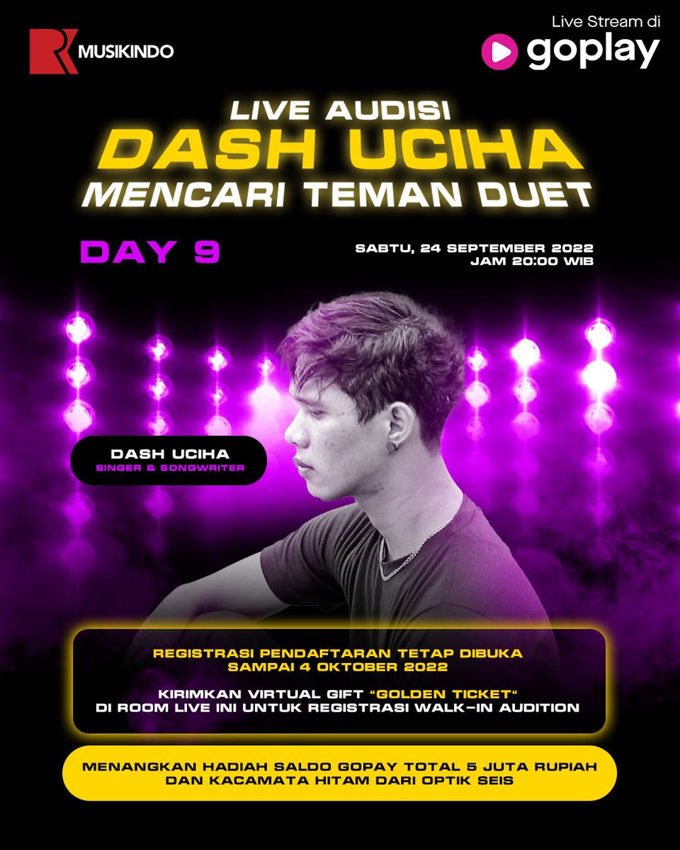 Malam ini jam 8 malam