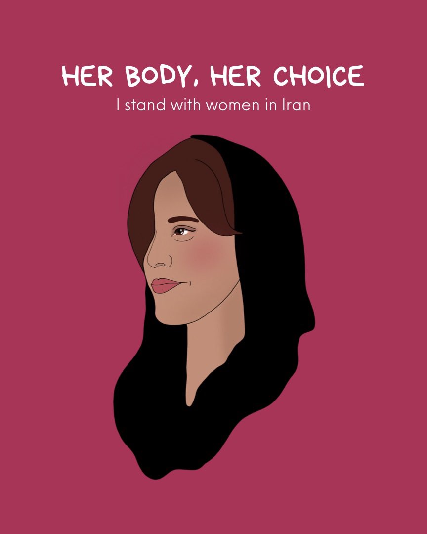 22 year old Mahsa (Zhina) Amini died after being detained by Iranian morality police. Say💚her🤍name❤️. Share her story. Support women in Iran. #mahsaamini #iran #مهسا_امینی