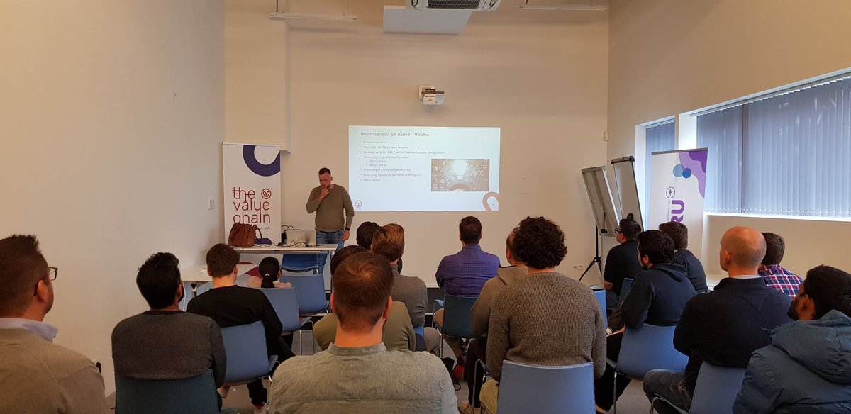 Full house for <a href="/geertjanklaps/">Geert-Jan Klaps</a> his session on SAP CAPM. And if you have no idea what it means, you should've been here! #SITBe