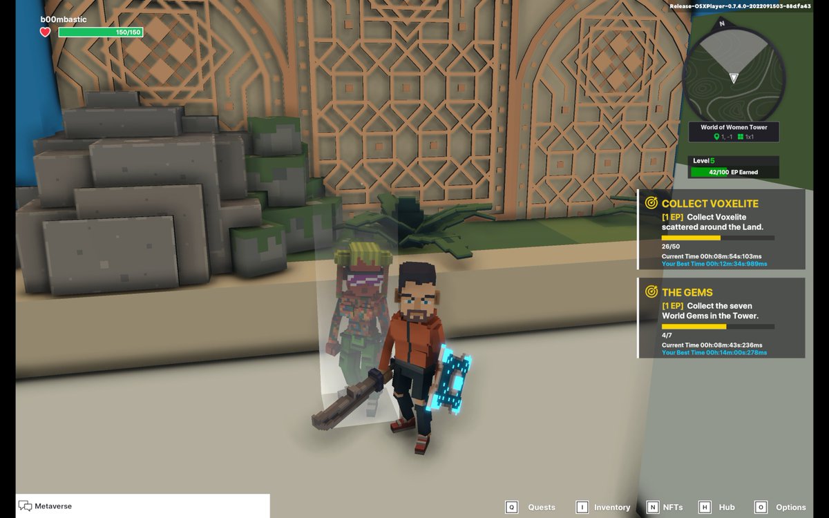 I just participated in the #SandboxAlphaS3Giveaway for a chance to win 500 SAND! Found the hidden room in World of Women Tower, check out my screenshot below!
👇