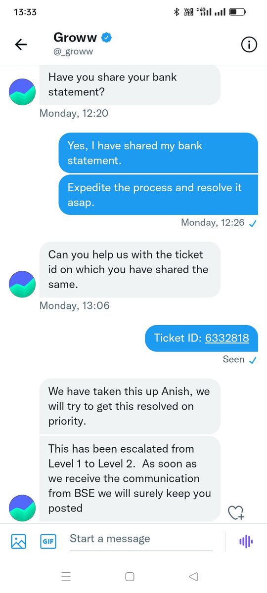 anishsist's tweet photo. @_groww @lkeshre You are providing a pathetic service. It's been more than 24 days and still you have not initiated the refund.@FinMinIndia @RBI @jagograhakjago @zerodha @upstox https://t.co/MexA6EpSbm