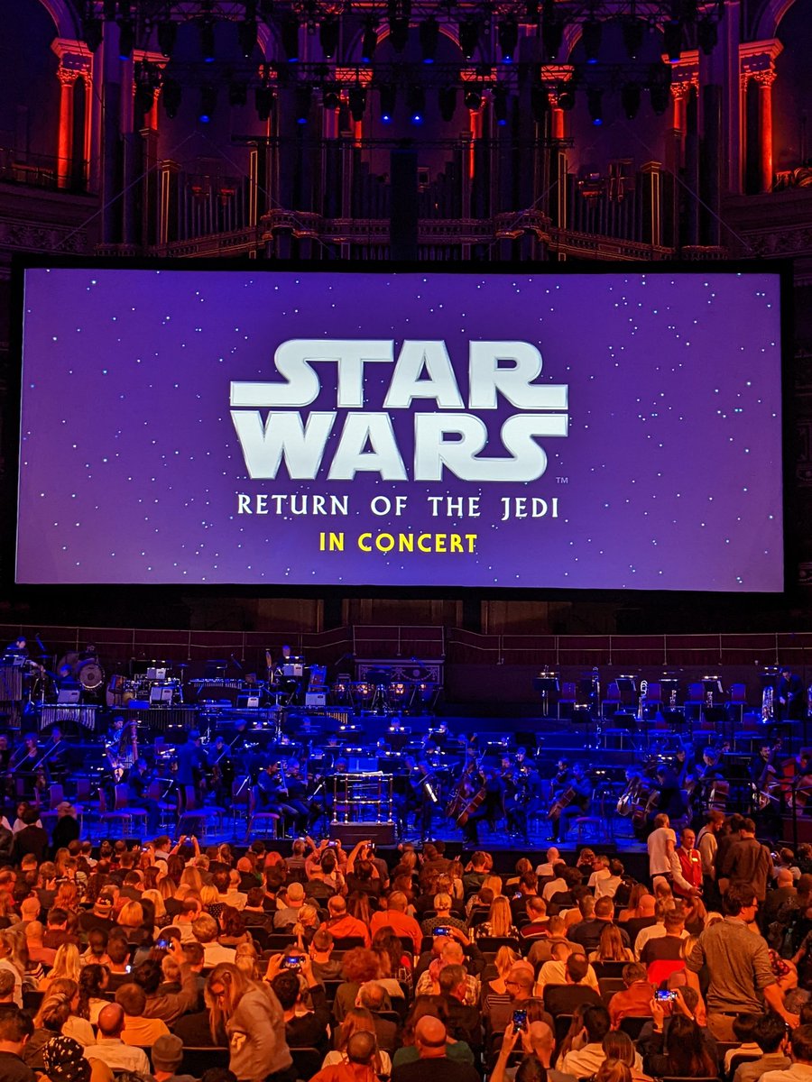 Had an awesome night out yesterday @RoyalAlbertHall to see #ReturnOfTheJedi in concert. You know what, that John Williams guy is pretty good.