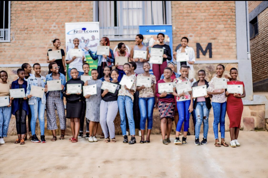 jbatamuliza's tweet photo. The computer networking training for the girls was successfully concluded yesterday! Special thanks  to @NCST for the science leadership award that led to this! Thanks @STEMWomenRwanda @KBajeneza @rwatechhub @cuttia1 @nadiauwamahoro @TechGirls @her2voice and all mentors! https://t.co/s2akujVWue