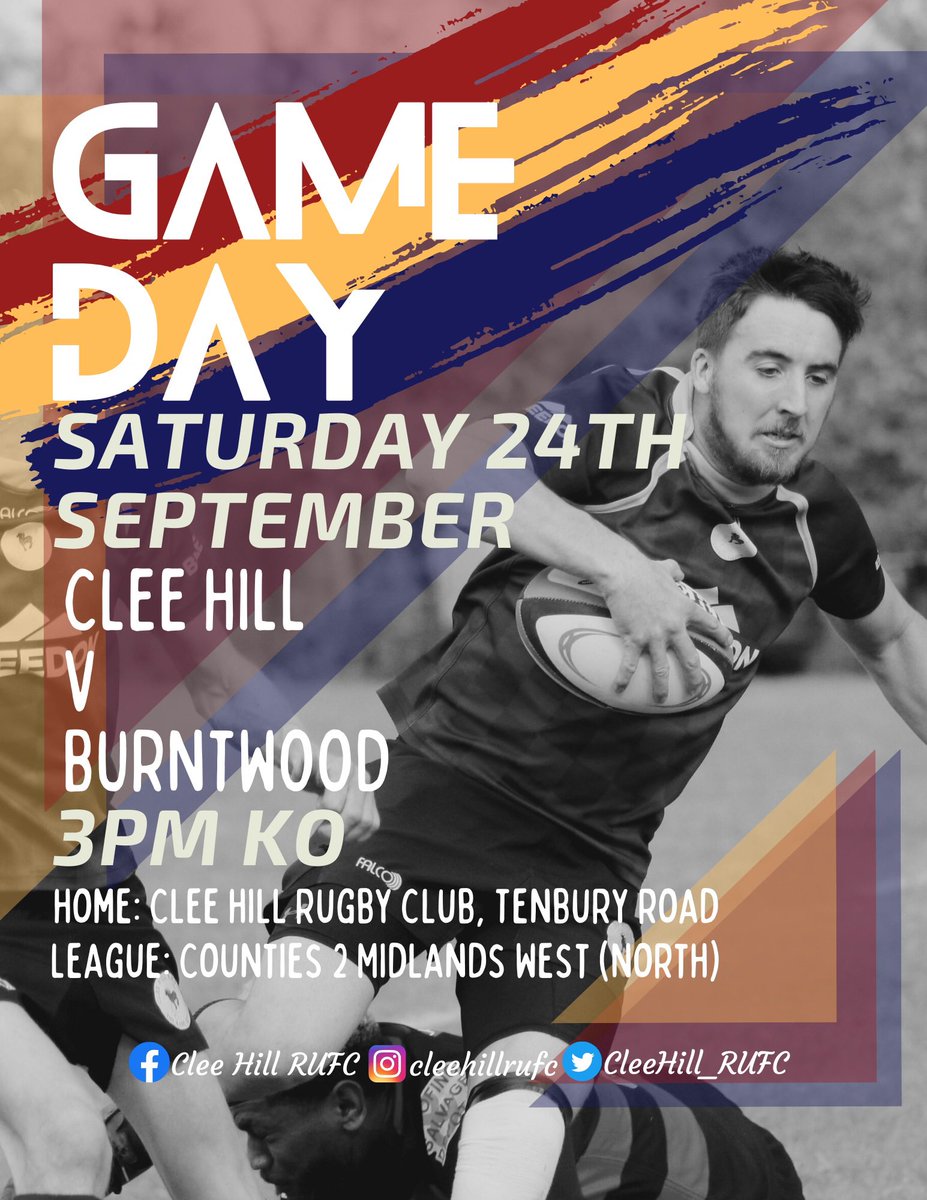 GAME DAY!

🐏The 1s are playing back at home today against Burntwood, 3PM KO🐏

Let’s give the boys the support they deserve and head down to cheer them on🏉

🍻Bar open from 2:30pm🍻

#comeontherams #UpTheRams