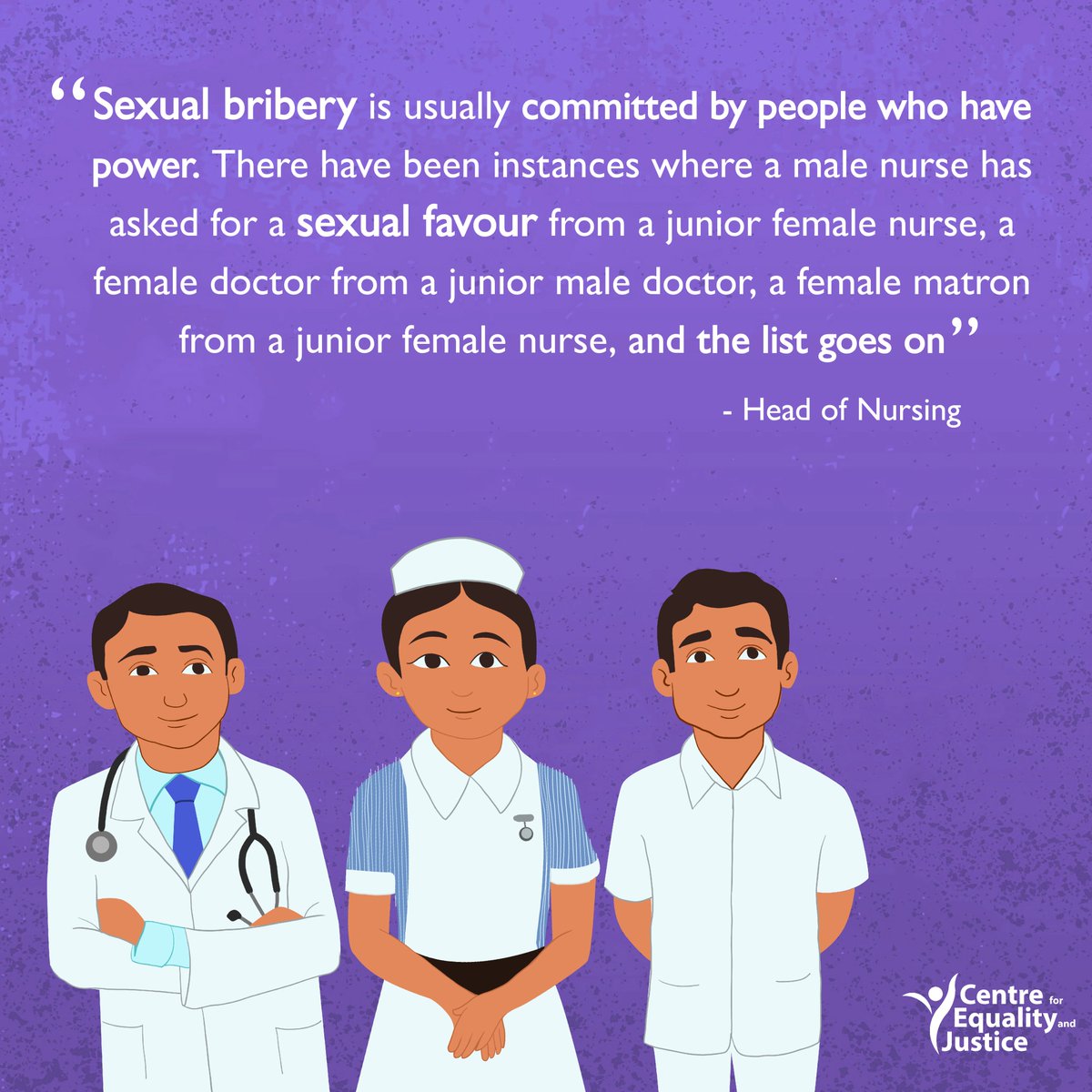 CEJ_SriLanka's tweet photo. Sexual bribery is usually committed by people who have power, think it is normal, and do not fear any consequences. We need a culture change, more education, and better reporting systems to end sexual bribery in #SriLanka.
#NoConditions #SexualBribery #sextortion #lka #SriLanka https://t.co/vucHNeZjNR