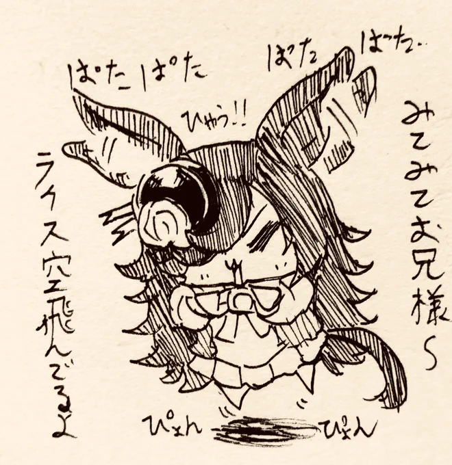 あのね…ライス空飛べるよ 