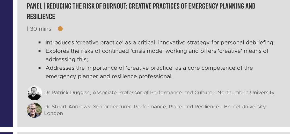 <a href="/ISE_Expo/">International Security Expo</a> 27 Sept 16:00 cc <a href="/LucyGoBag/">Professor Lucy Easthope</a> <a href="/DrChrisCocking/">Chris Cocking</a> <a href="/HindsHelen/">Helen Hinds @HindsHelen@mastodon.social</a> <a href="/jacnjimms/">Jacqui Semple</a> <a href="/n_rh1992/">Nathan</a> @alan_crozier86 as featured by <a href="/TheEPS1/">The EPS</a> during #StressAwarenessMonth 
#Burnout
