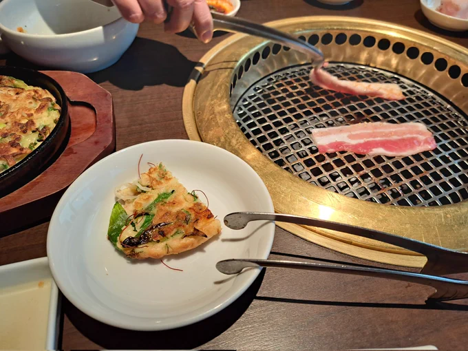 こんな時間だけど!焼肉よー! 