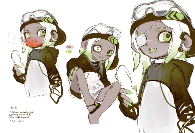 My new Spla3 OC#Splatoon3 