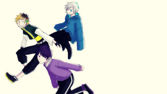 かつて描いた魔法少年AKBとほんとに初期の頃にかいたおみくん。多分このAKBがの時が始めて描いたやつじゃねぇかな。懐かしいねぇ 