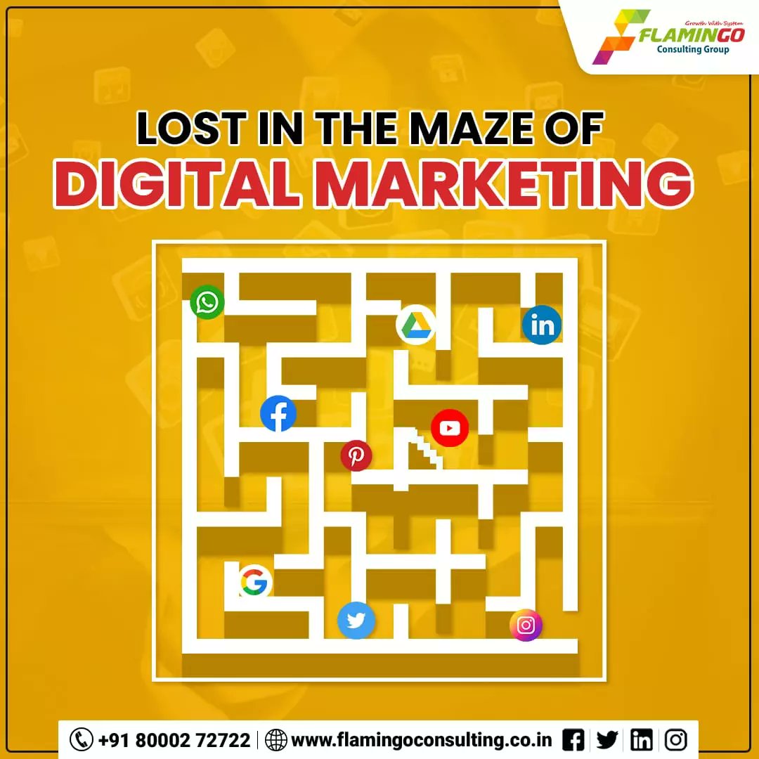 Technoville_'s tweet photo. If you don't have the correct approach or tools, launching your business into the world of digital marketing might be a little overwhelming.

Flamingo consulting group is here to help your business find its way through this maze to be amazed by the results. https://t.co/0on4QrOzwO