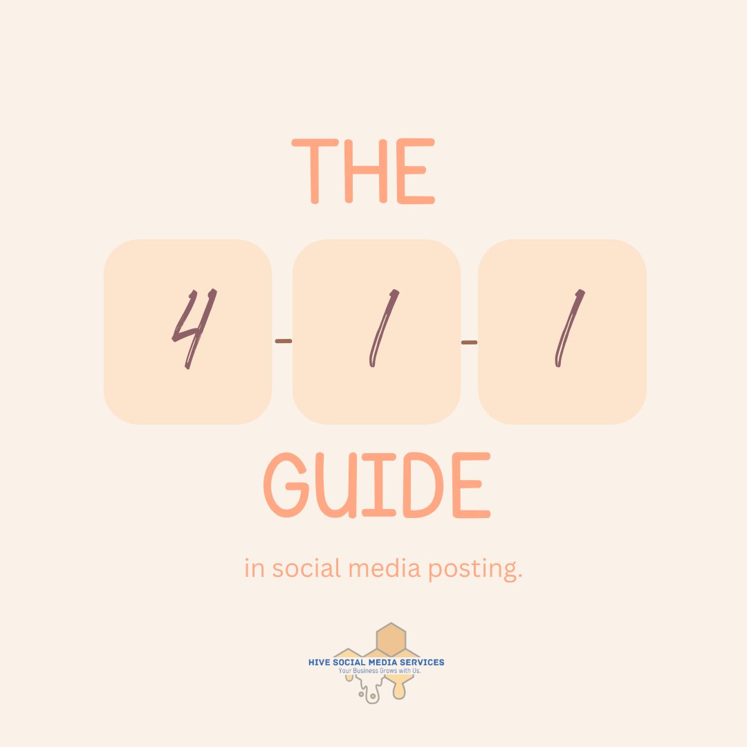MayKitchie's tweet photo. This 4-1-1 rule says that for every six posts you create on your social media channels, four posts should entertain or educate, one post should be a “soft sell” and the other one post should be a “hard sell.”  🤗

#socialmediamanagament #digitalmarketing https://t.co/wCAj39Zimp