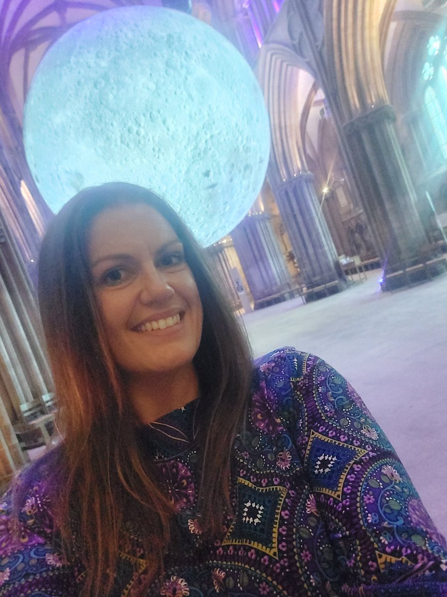 Getting up closer and personal with The Moon... Visit <a href="/LichfieldCath/">Lichfield Cathedral</a> to experience this stunning installation by UK artist Luke Jerram - on until the end of October.