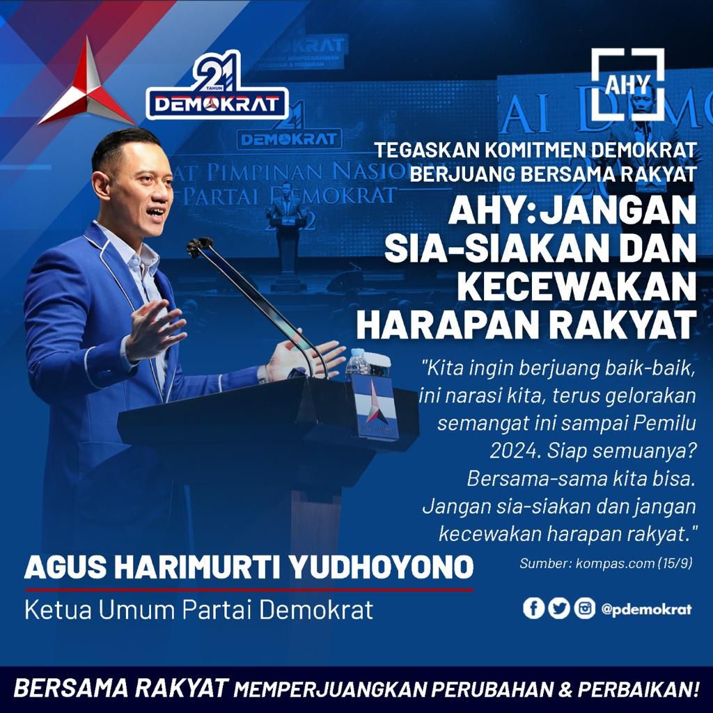 Awan020301's tweet photo. Demokrat lebih baik menjadi kuda hitam alias partai politik (parpol) yang tidak diperhitungkan tapi keluar sebagai pemenang di Pemilu 2024 mendatang aminn semoga bisa memberi perubahan lagi dimasa depan 🙏 #DemokratProRakyat DukungAHY Pimpin Perubahan https://t.co/plQPHlzaw6
