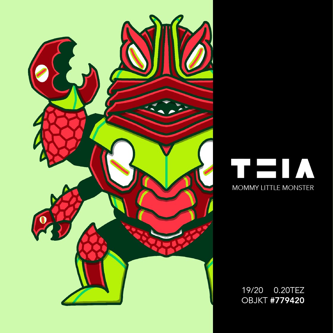 littlemonstalab's tweet photo. 🚨New Drop🚨
[Mommy Little Monster Series 2]
Monster No.66
19/20 ed
0.2 xtz only!

TEIA: https://t.co/BJNR1hkU3p
OBJKT: https://t.co/gDu1BVGQfs

@TeiaCommunity @whale_community
#hicetnunc #hicetnunc2000  #nftcollectors #NFTcommunitiy #NFTartist #NFTs #tezozart  #CleanNFTst https://t.co/jDdJ9pfrsE