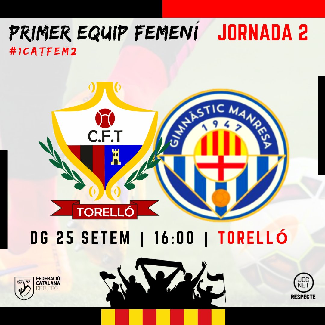 cftorello's tweet photo. El Torelló B i el Sènior Femení tenen partit de lliga, el Sènior masculí el darrer partit de pretemporada.
#SomhiEquips #ADNpescallunes🔴⚫️ https://t.co/ozLSkCysJM