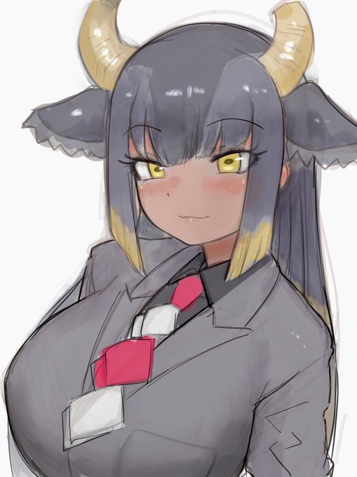 髪解いたらどんな感じかなって描いてみました、3周年おめでたい 