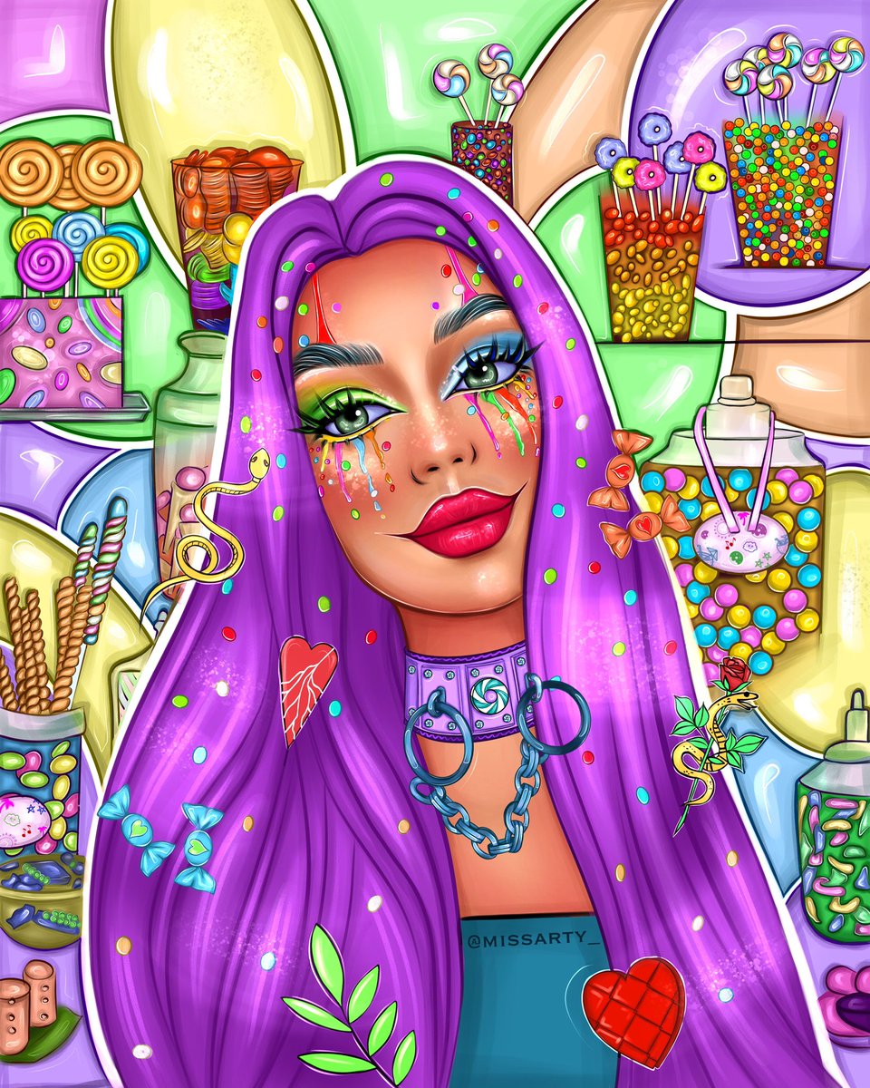 Neeeeew drop alert 🚨 
Sweet girl 💋
1/1 digital art on <a href="/opensea/">OpenSea</a>
0.15 ETH

🍭The sweet girl with her fragrance, the sweet girl with her gaze, the sweetness from her lips flows like a river, she makes men lose their peace.

opensea.io/assets/ethereu…