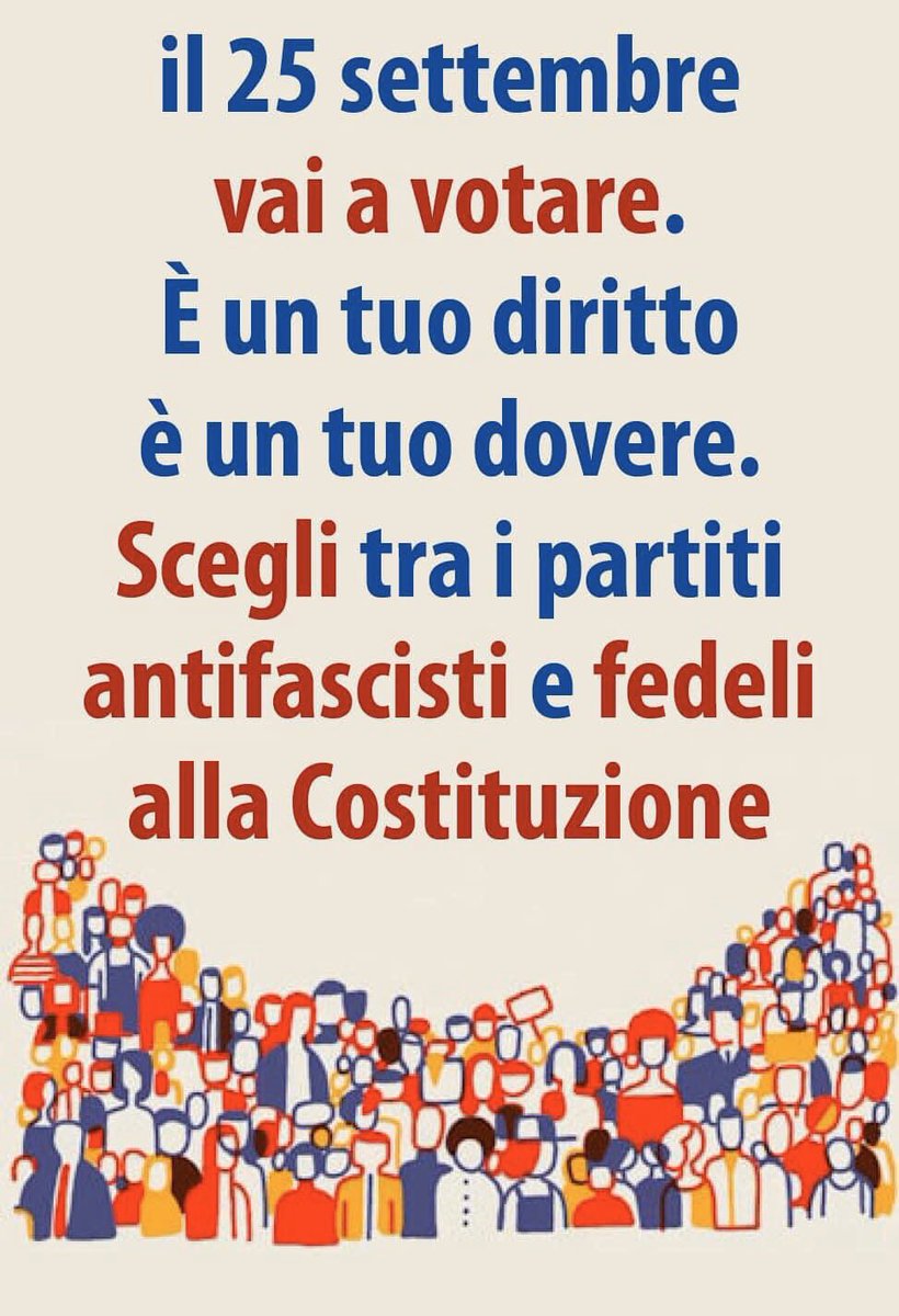 #NO_ai_fascisti_d_ITALIA #diBENITO_inPEGGIO #laPeggiore_DESTRA_diSempre #Vieni_avanti_CREDINO #INCOMPETENTE_come_una_MELONI