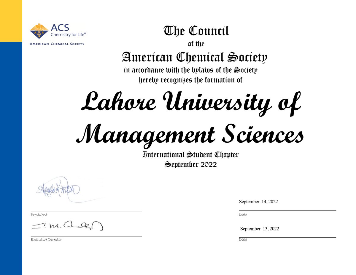 ACS- LUMS Chapter tweet media