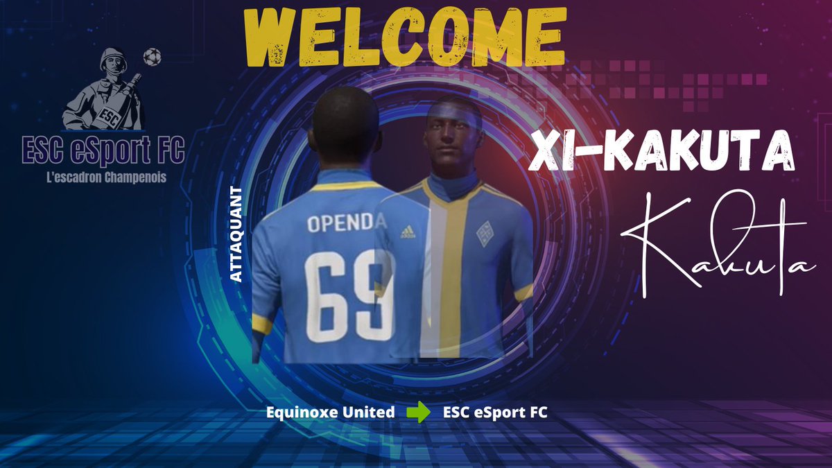 ESCeSportFC's tweet image. #Recrutement 

✍️Après des tests concluants, @Lens13020461 
 vient consolider notre effectif en tant qu'attaquant. 

🎙️𝑱'𝒂𝒊 𝒄𝒉𝒐𝒊𝒔𝒊 𝒍'𝑬𝑺𝑪 car il y a un vrai fond de jeu et des joueurs sympas.

🪖Bienvenue soldat !

@eSportFA_FR @VPGFrance_ @belgique_vpg