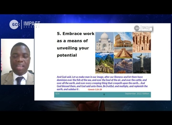 Danielobiyo's tweet photo. Work is a means of unveiling your Potentials. 

You can't run from work and expect to subdue your world.

Subdue your work and you will subdue your world!

 #impactacademywithkumuyi https://t.co/909mSlCtwz