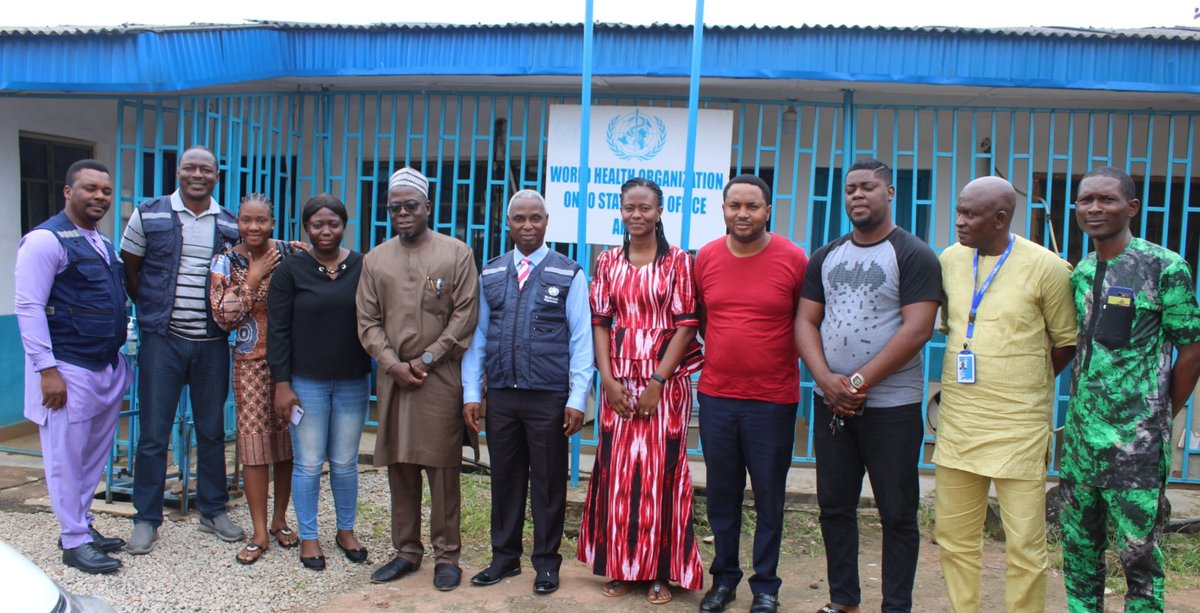 ondo_team's tweet photo. We had the privilege of hosting @corr_alhagie at #WHO Ondo Field Office.@WHONigeria @CWarigon @WMulombo @proactiveswz @abidoyed https://t.co/TUlqXYV1nD