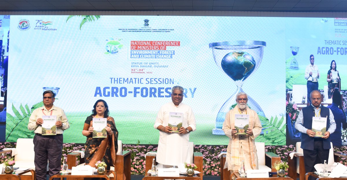 byadavbjp's tweet photo. Participated in a thematic session on agro-forestry at the #NationalEnvironmentConference. The session deliberated upon promotion and expansion of agro-forestry. https://t.co/lTUjy8EIg8