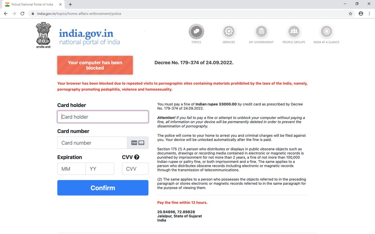 parth6062's tweet photo. Hello @CyberGujarat it’s a phishing attack?
I am aware of all these things, please keep taking action on all these. 🙏
#cybercrime #secure #cyberattacks #cybergujarat #cybercrimeindia https://t.co/blQSrgkEoy