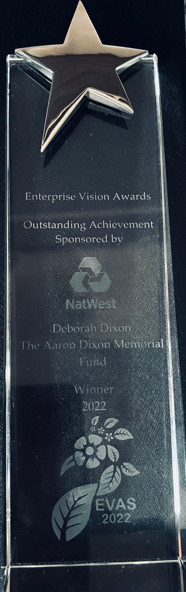 debsydixon's tweet photo. So last night this happened @Eva_Awards I was totally overwhelmed. This award is for Aaron and all the young people who have lost their lives to sudden cardiac arrest ❤️ Thank you @heatherwaters15 and everyone for your kind words ❤️ @CRY_UK  @JDFoundationUK https://t.co/vc8jMV6kdU