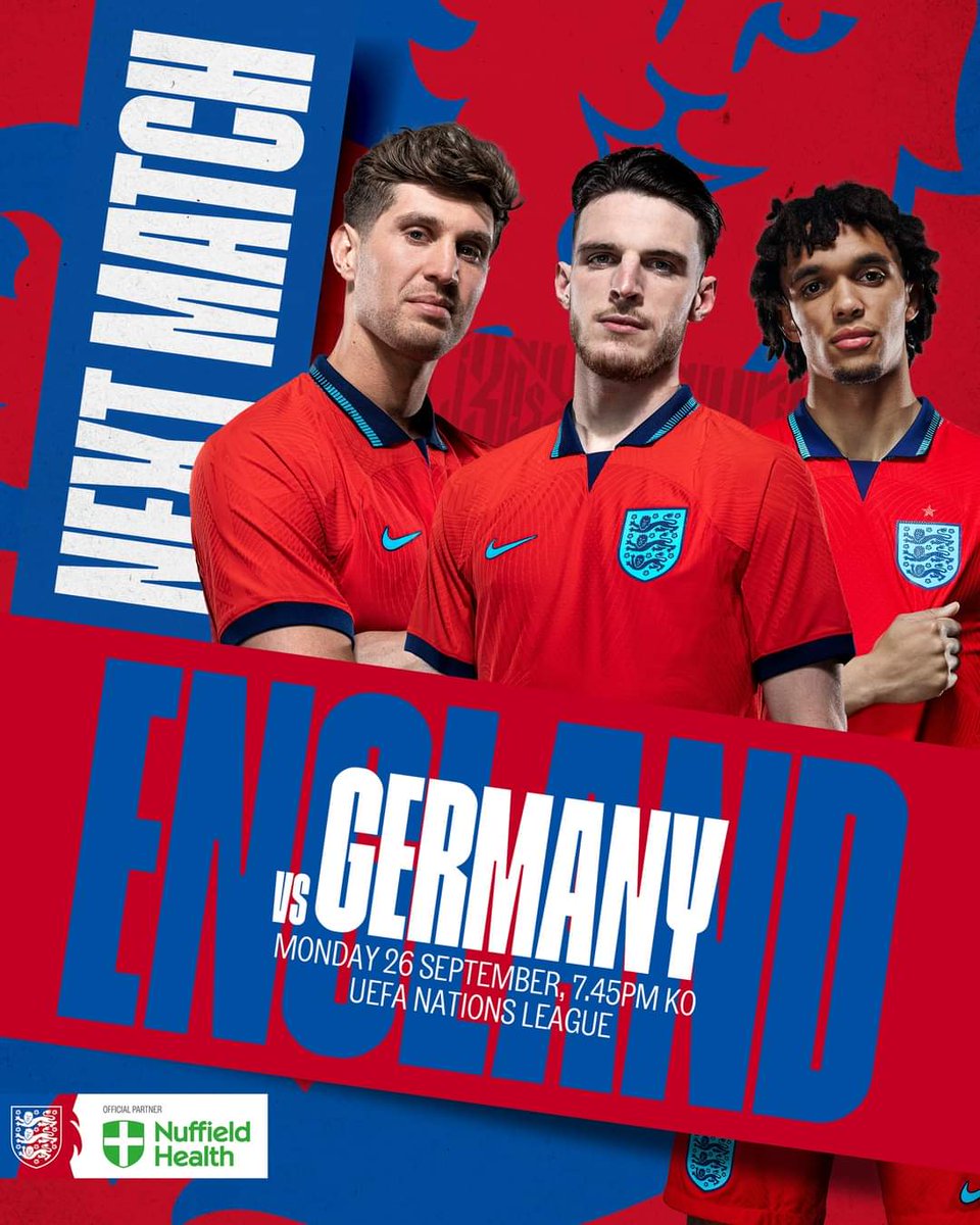 nlfodbold's tweet photo. 🏴󠁧󠁢󠁥󠁮󠁧󠁿🆚🇩🇪 @EURO2024 Nations League er et hit.

@nlfodbold 
@emfodbold 
@vmfodbold https://t.co/uerdVKAHtM