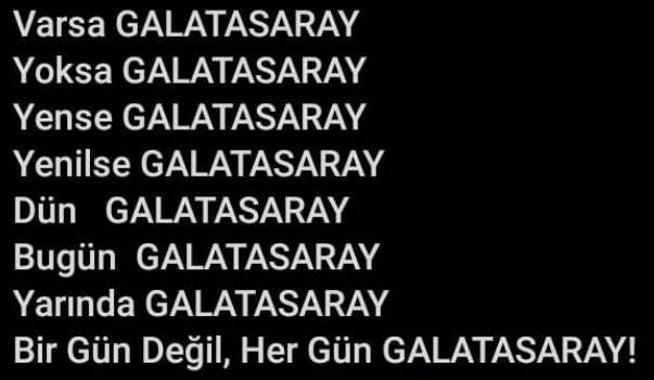 Şu hazırlık maçlarıda olmasa kafayı yiyicez…#BugünGünlerdenGALATASARAY
