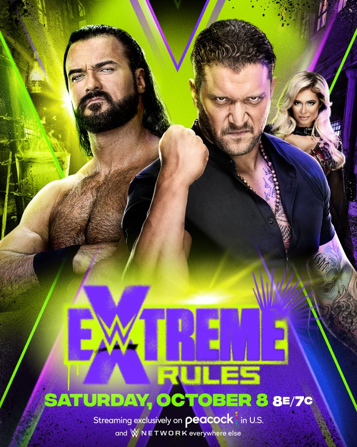 global_catch's tweet photo. [News] Nouveau match annoncé pour #WWE Extreme Rules 2022 :

-Drew McIntyre VS Karrion Kross dans un Strap Match https://t.co/nsrcTdw5Cm