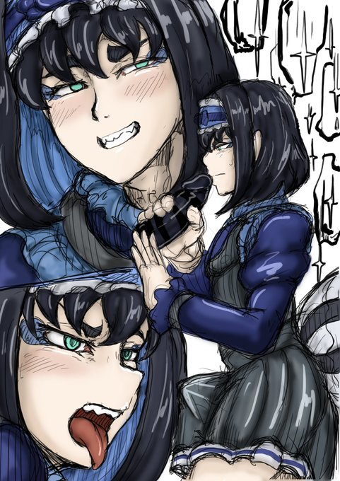 #男の娘
🔞シンフォギアの男体化イラスト♂ガリィ♂影～ 