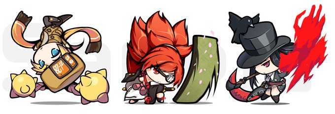 わいわいThank★STRIVE用グッズ アクキー絵 ミリア 梅喧 テスタメント 2/3 